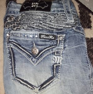 Miss Me light wash straight Jeans size 27